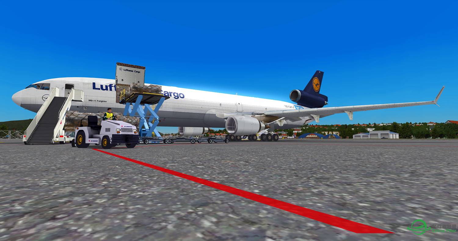 【FSX】LH cargo MD11F-7478 