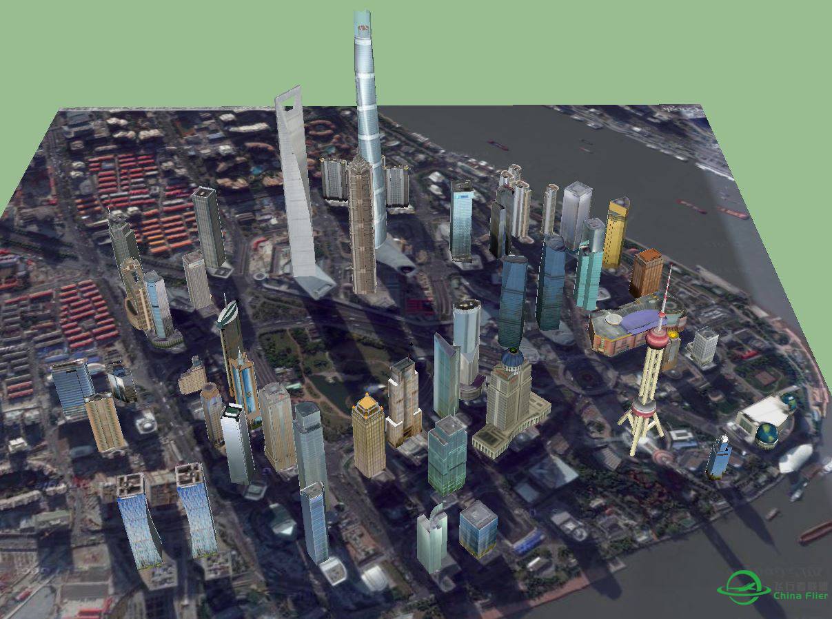 上海陆家嘴3D建模（制作优化中）-2219 