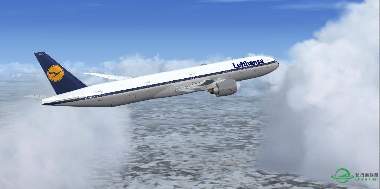 PMDG777-300ER Lufthansa复古涂装-5789 