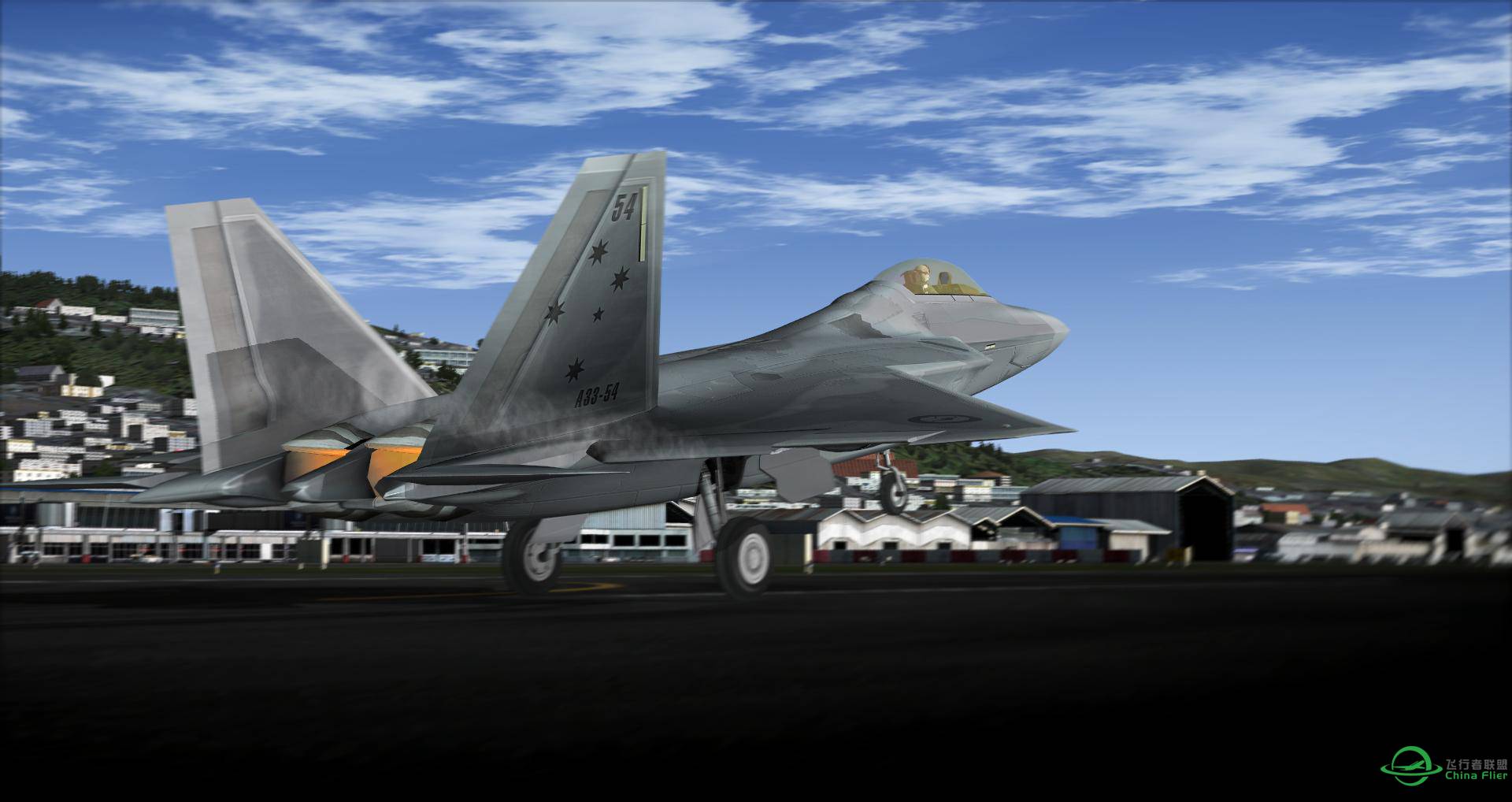 F-22“猛禽”Raptor 老基多机场起飞-3765 