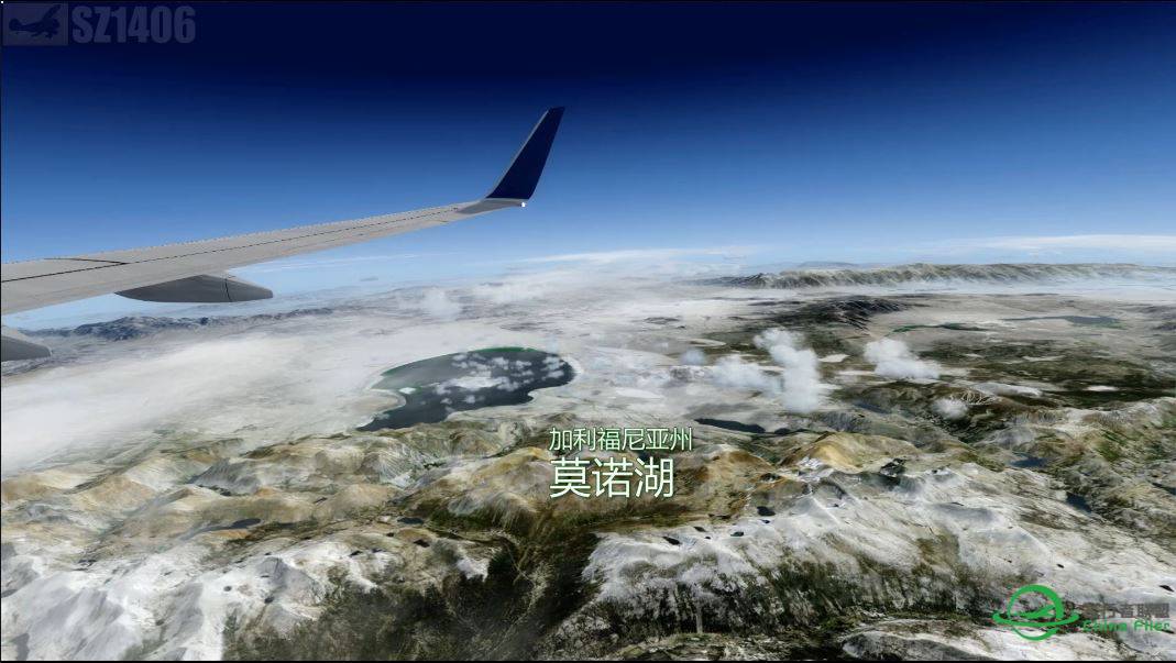 模拟飞行员之眼：洛杉矶-西雅图  波音737-800 美国西海岸之旅-9173 