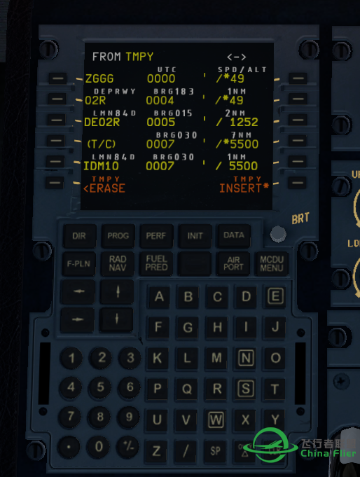 求教XP11 A320 MCDU 航线设置问题-6772 