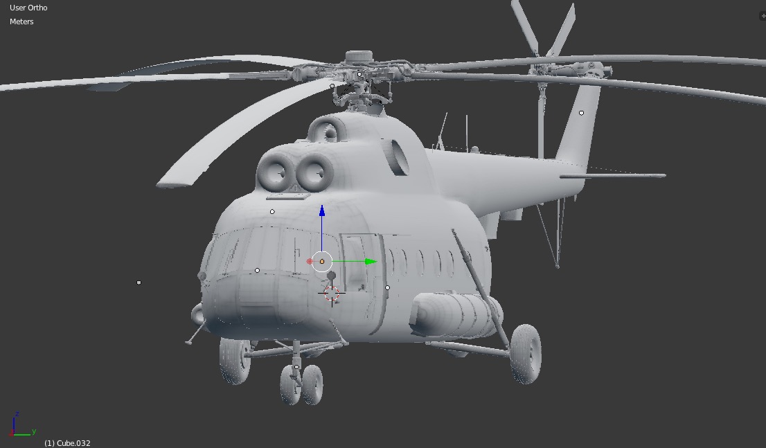由RED EYES开发的Mi-8直升机-6832 