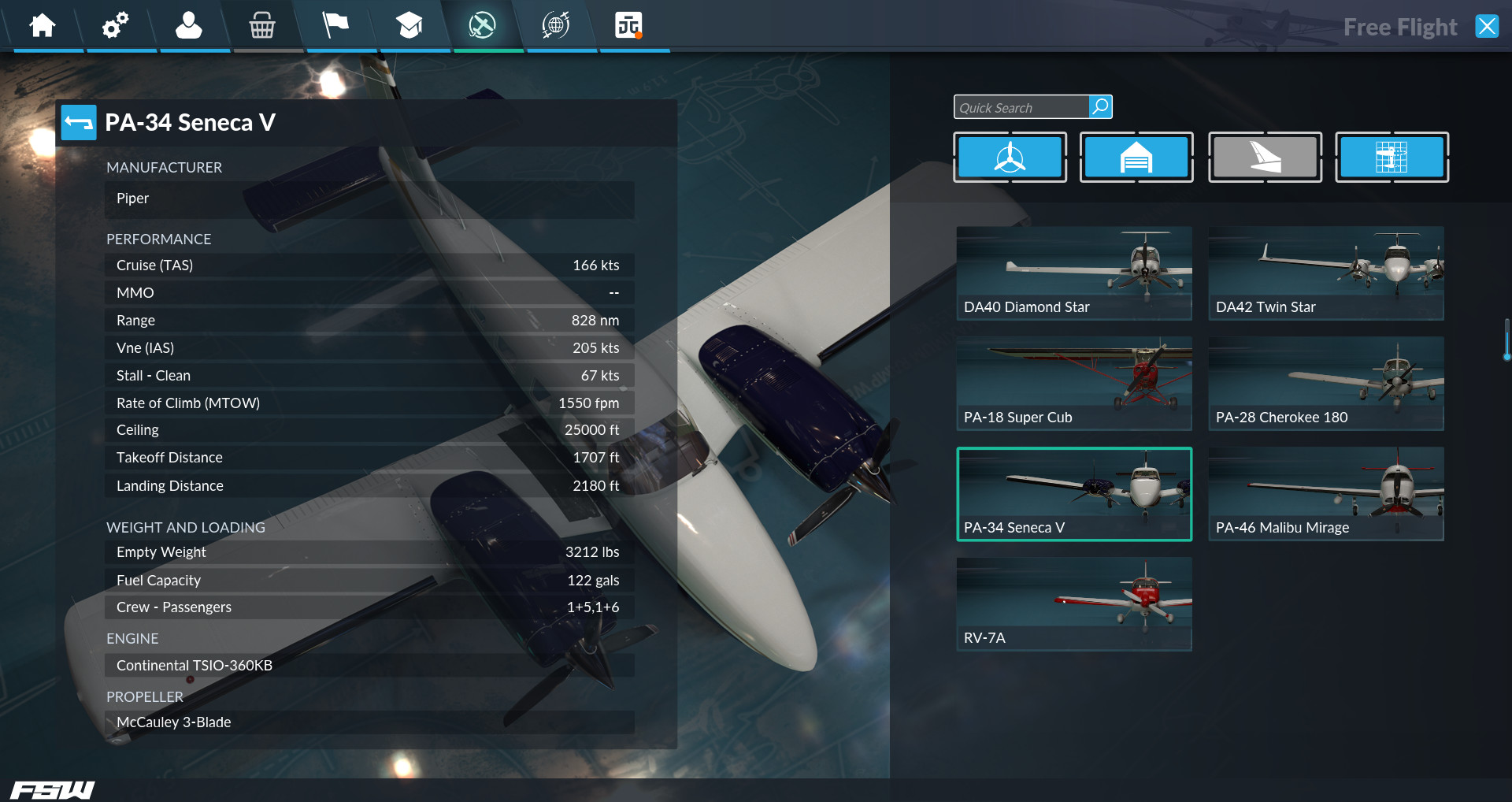 Flight Sim World默认七款小型飞机图片-6086 