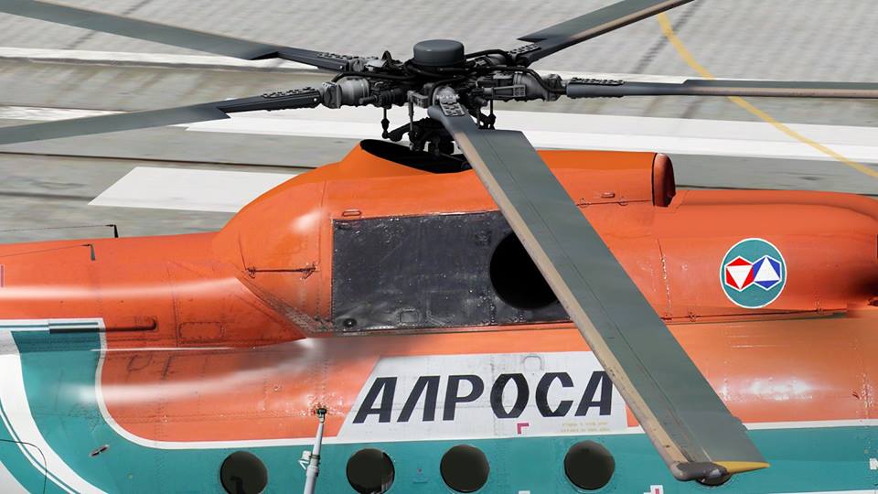 由RED EYES开发的Mi-8直升机-2673 