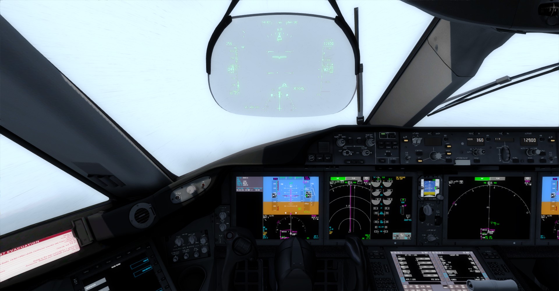 Quality Wings 787  雨天测试-8507 