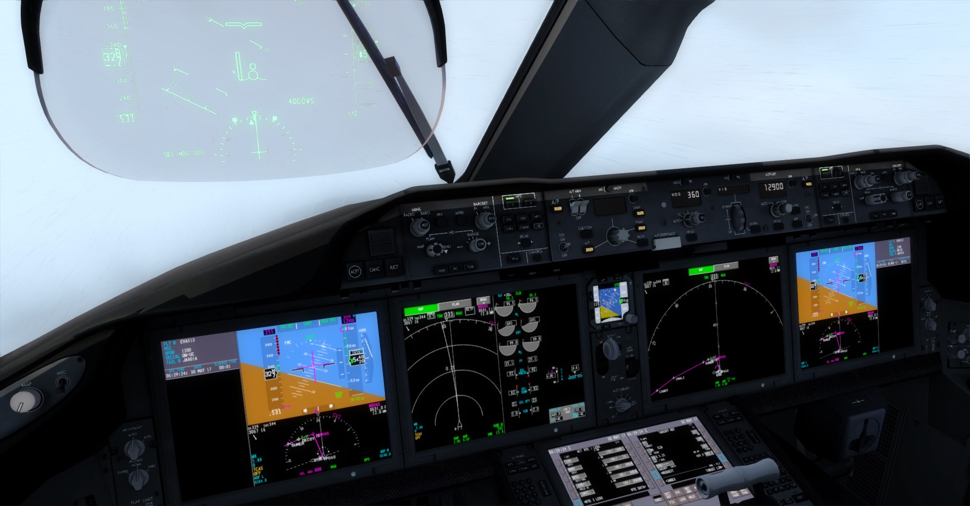 Quality Wings 787  雨天测试-2854 
