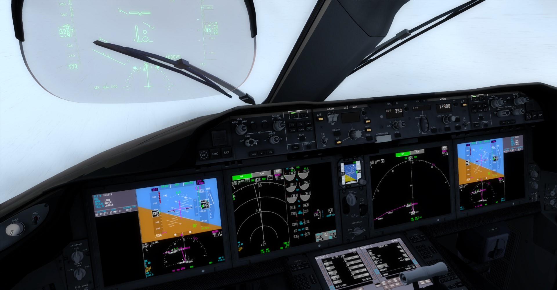 Quality Wings 787  雨天测试-7033 