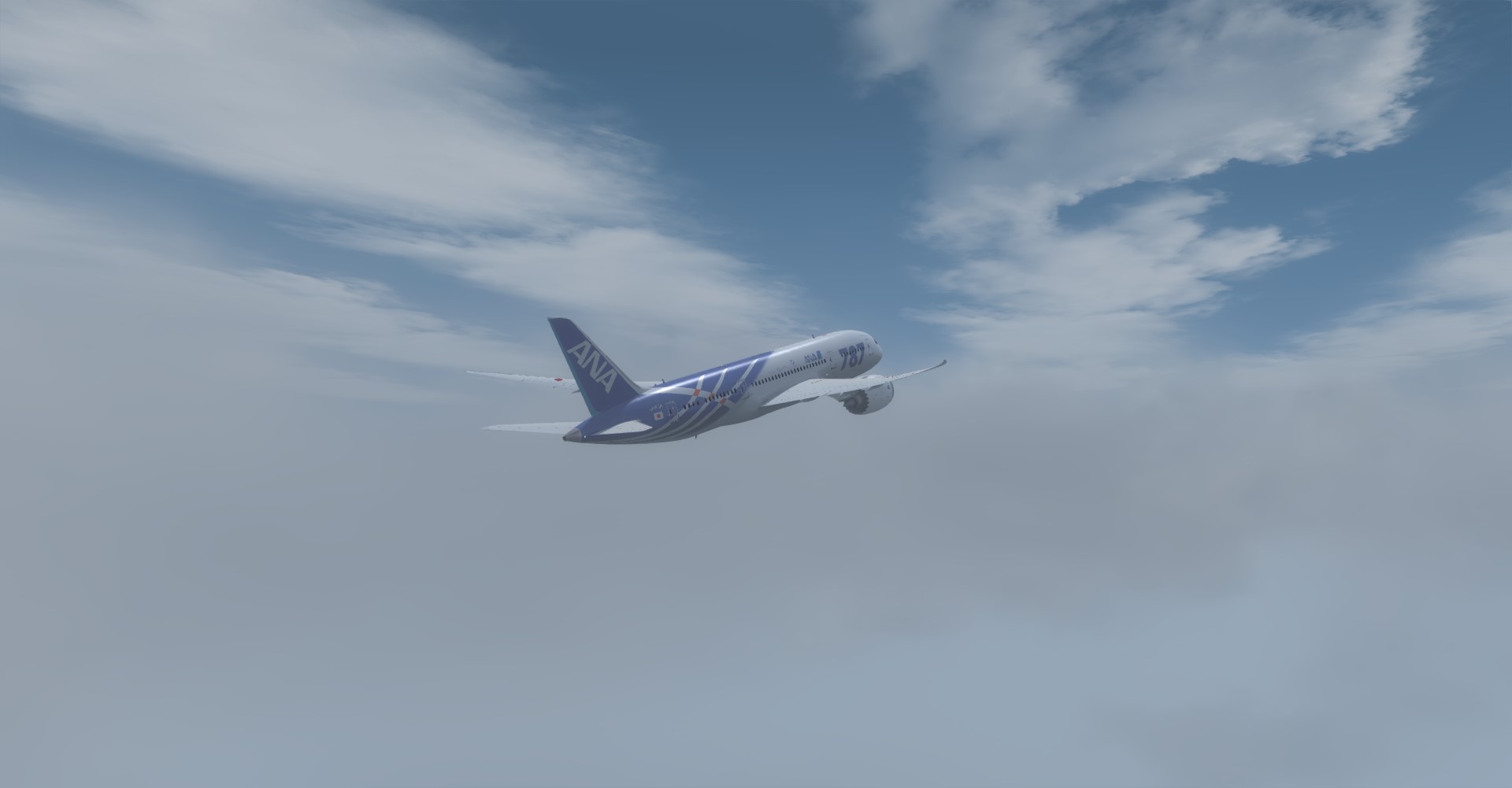 Quality Wings 787  雨天测试-7732 