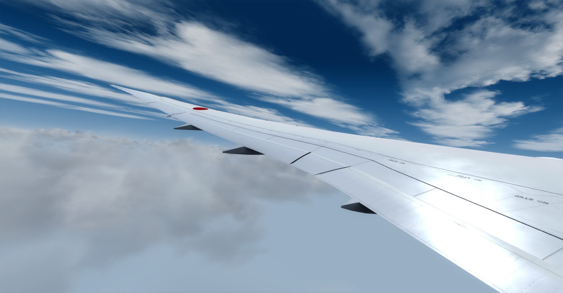 Quality Wings 787  雨天测试-9912 