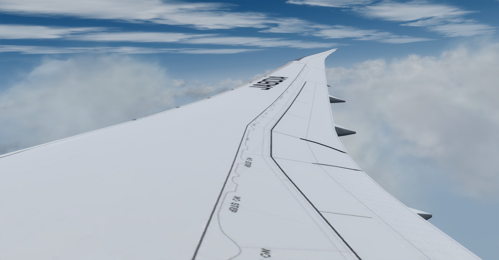 Quality Wings 787  雨天测试-3075 