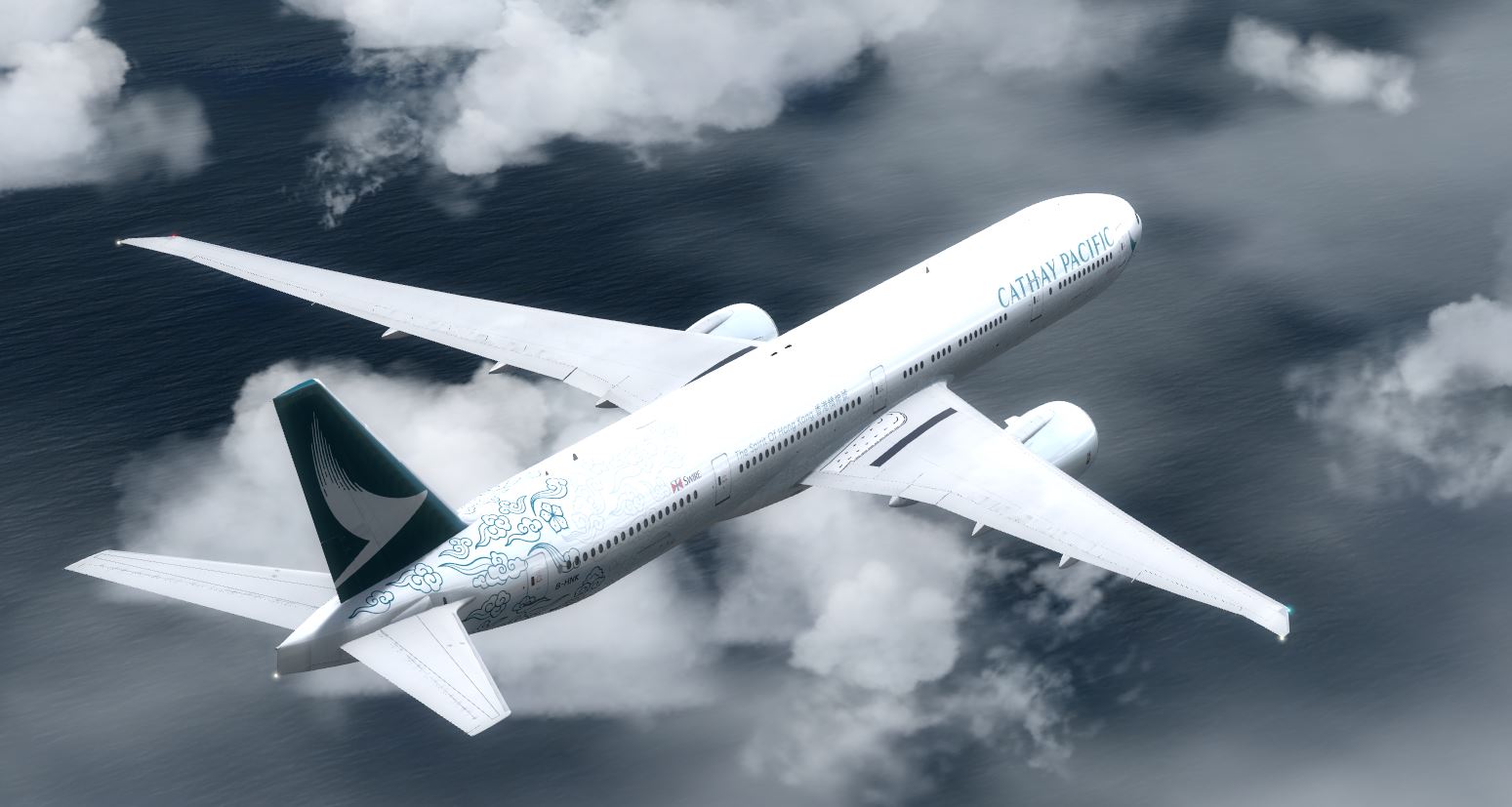 Boeing 777-300 Cathay - The Spirit of Hong Kong Livery  B-HNK-4301 