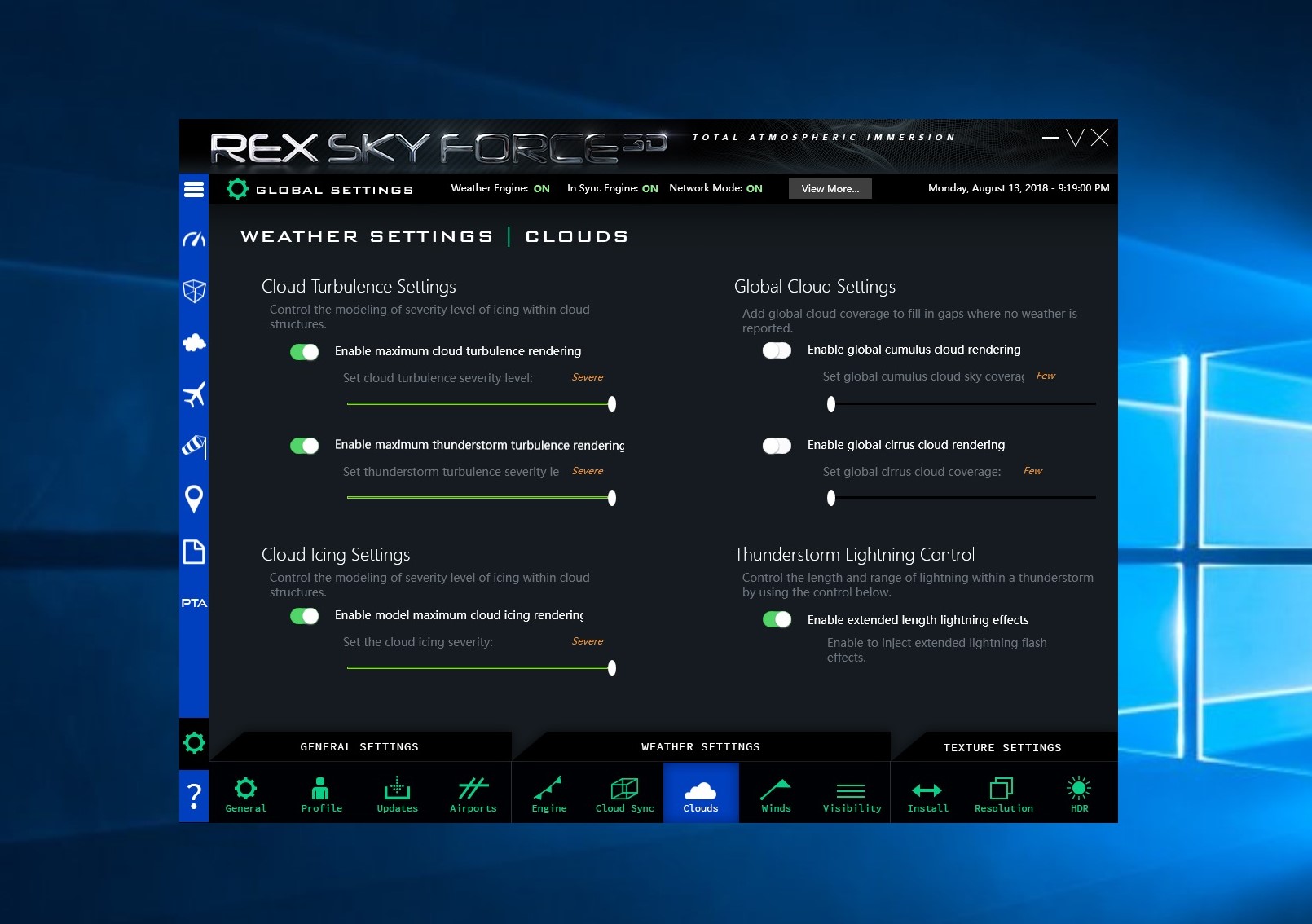 REX - SkyForce 3D实时天气求助-9992 