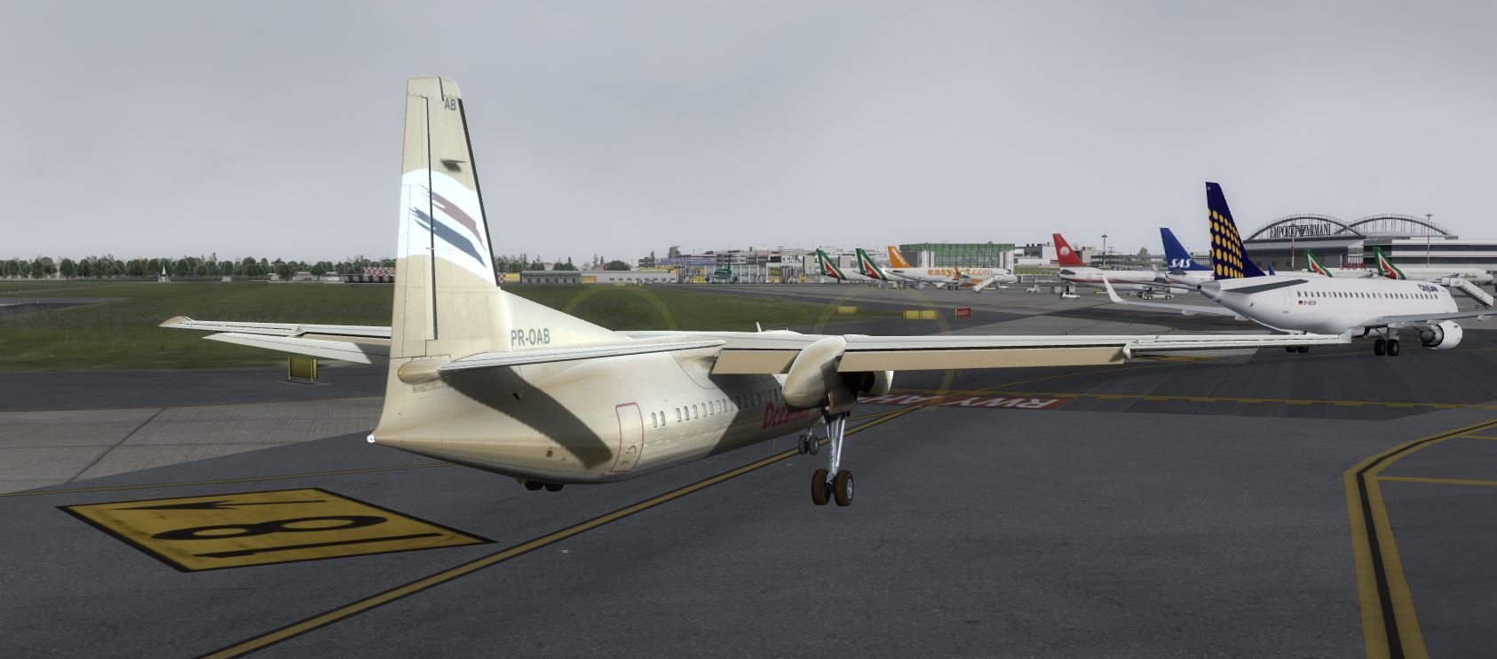 Fokker F50 Ocean Air @ LIML-620 