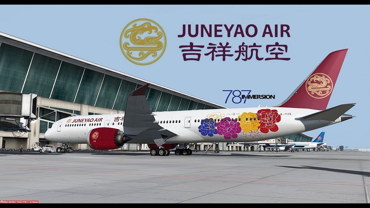 视频发布 Juneyao Airline B789 B-1115 Immersion-9356 