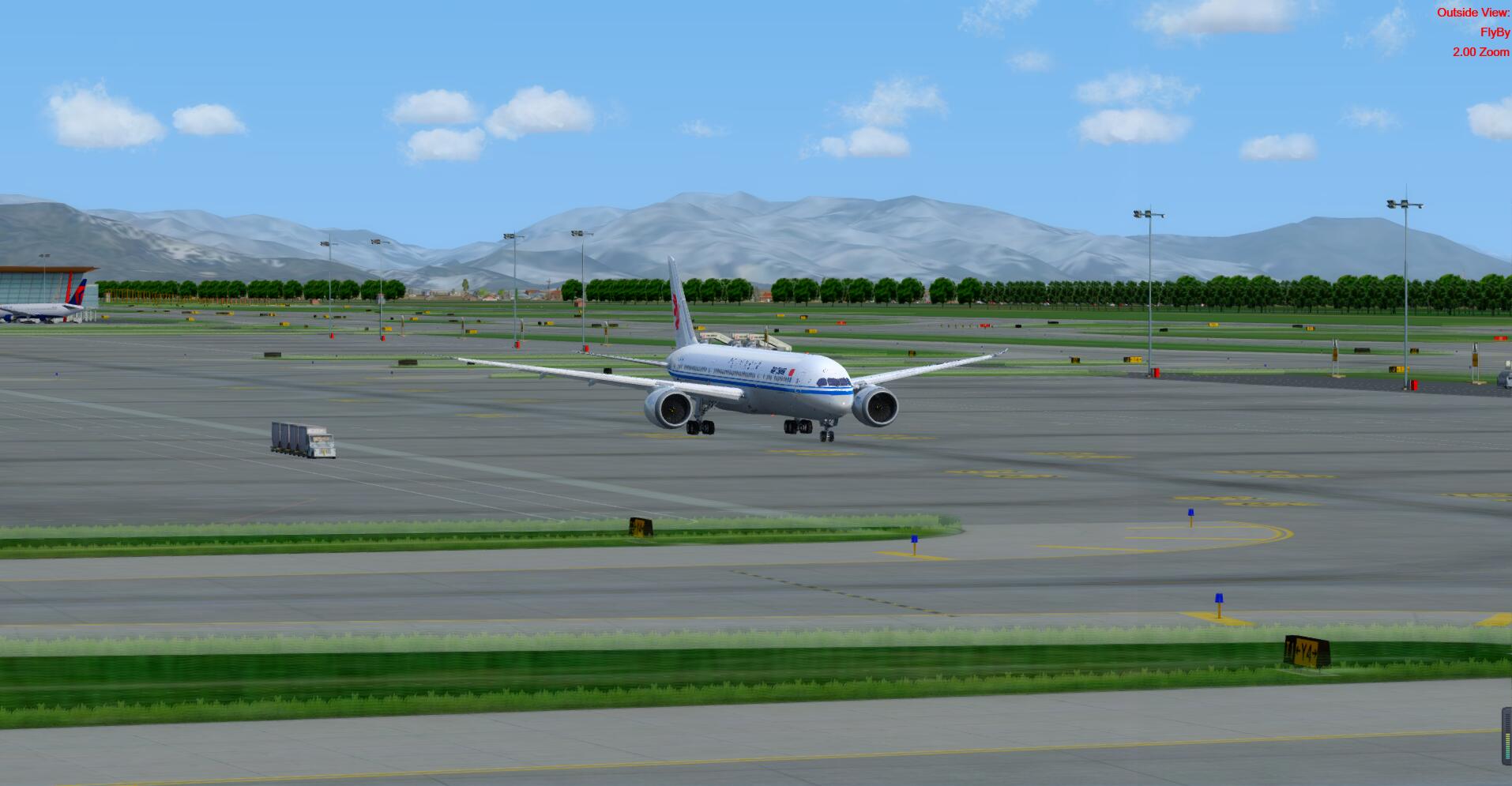 飞享点美图，国航CA819次航班执行北京至纽约纽瓦克机场-2321 