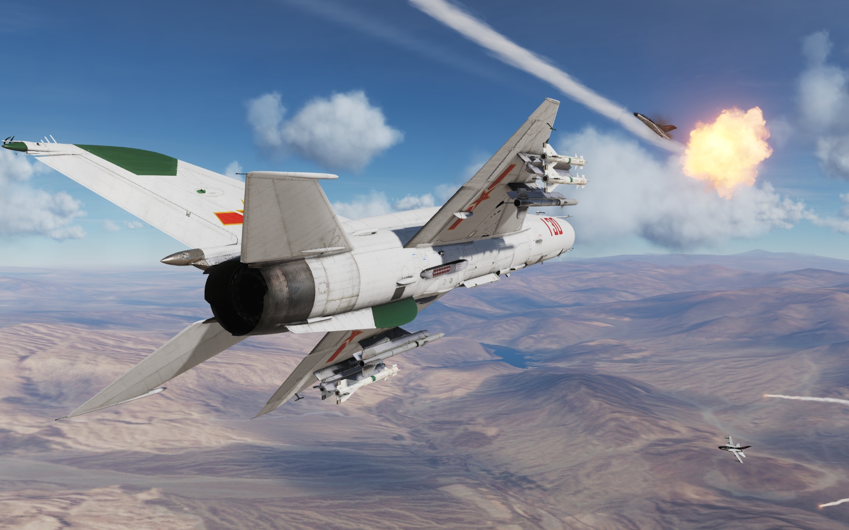 DCS WORLD 米格21比斯 + 米格29 + Tornado + A-10  混战游戏截图-8478 