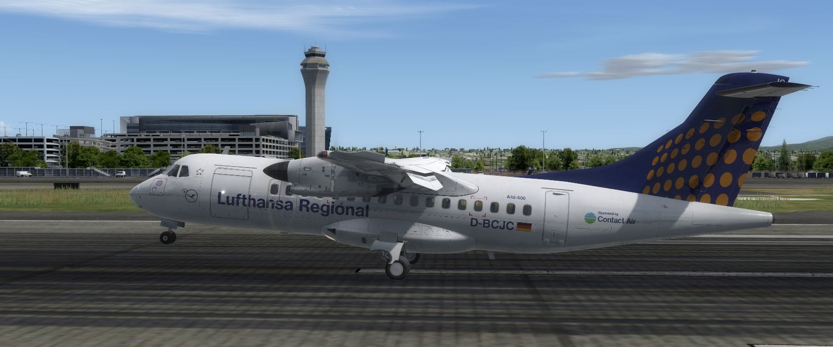 ATR42-500 Lufthansa-666 