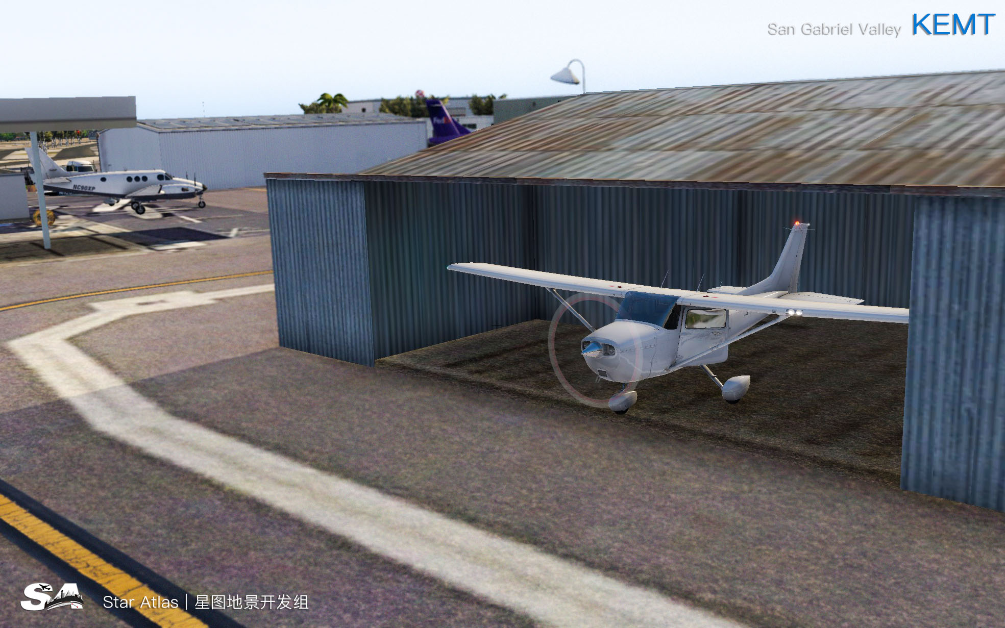【X-Plane】KEMT-圣盖博谷机场 HD 1.0-3607 