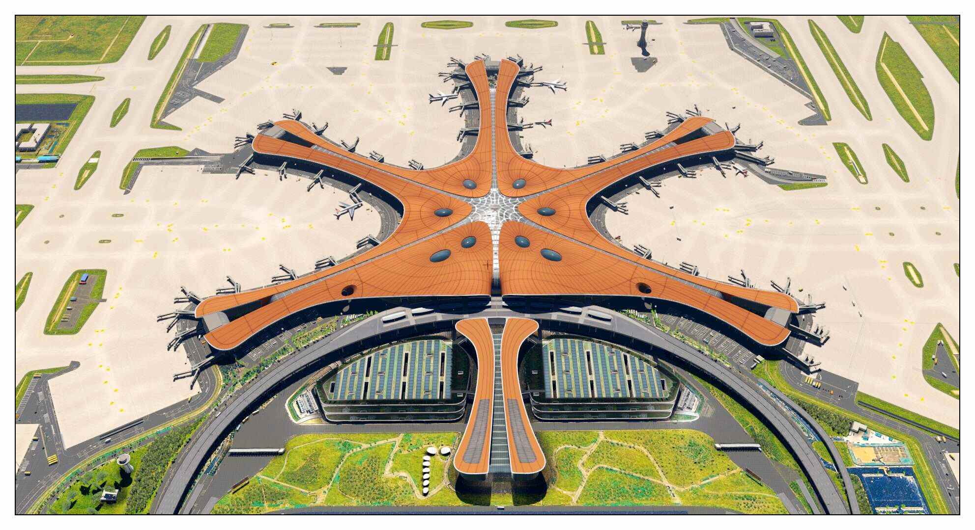 【X-Plane】ZBAD北京大兴国际机场-正式发布-8701 
