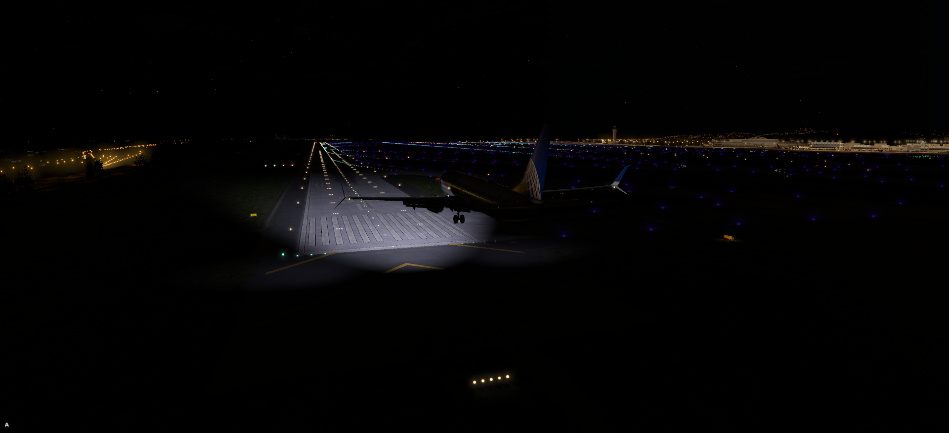 深夜降落—塔科马国际机场-2868 