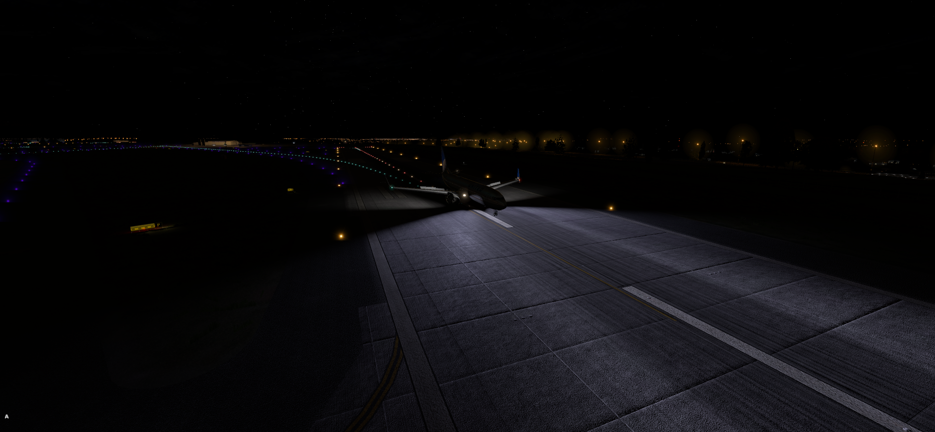 深夜降落—塔科马国际机场-5491 