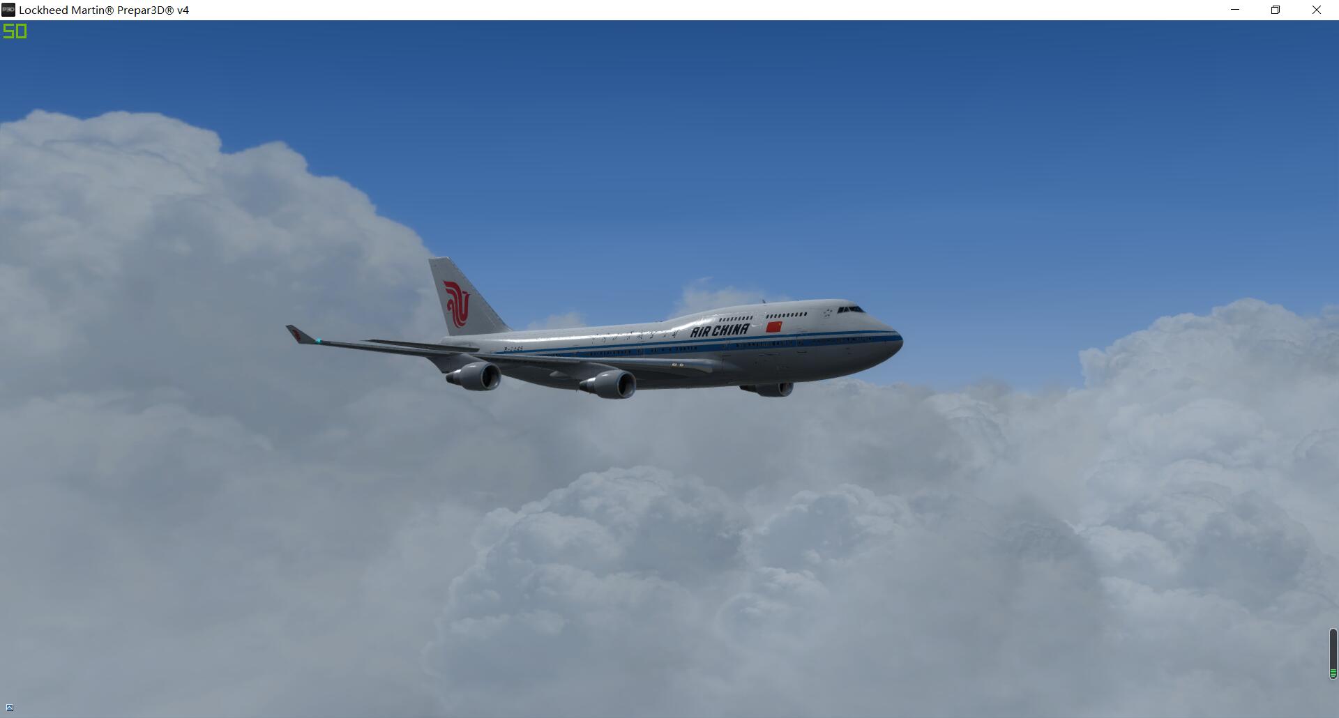 很久没有飞747了 打雷天飞一飞-7789 