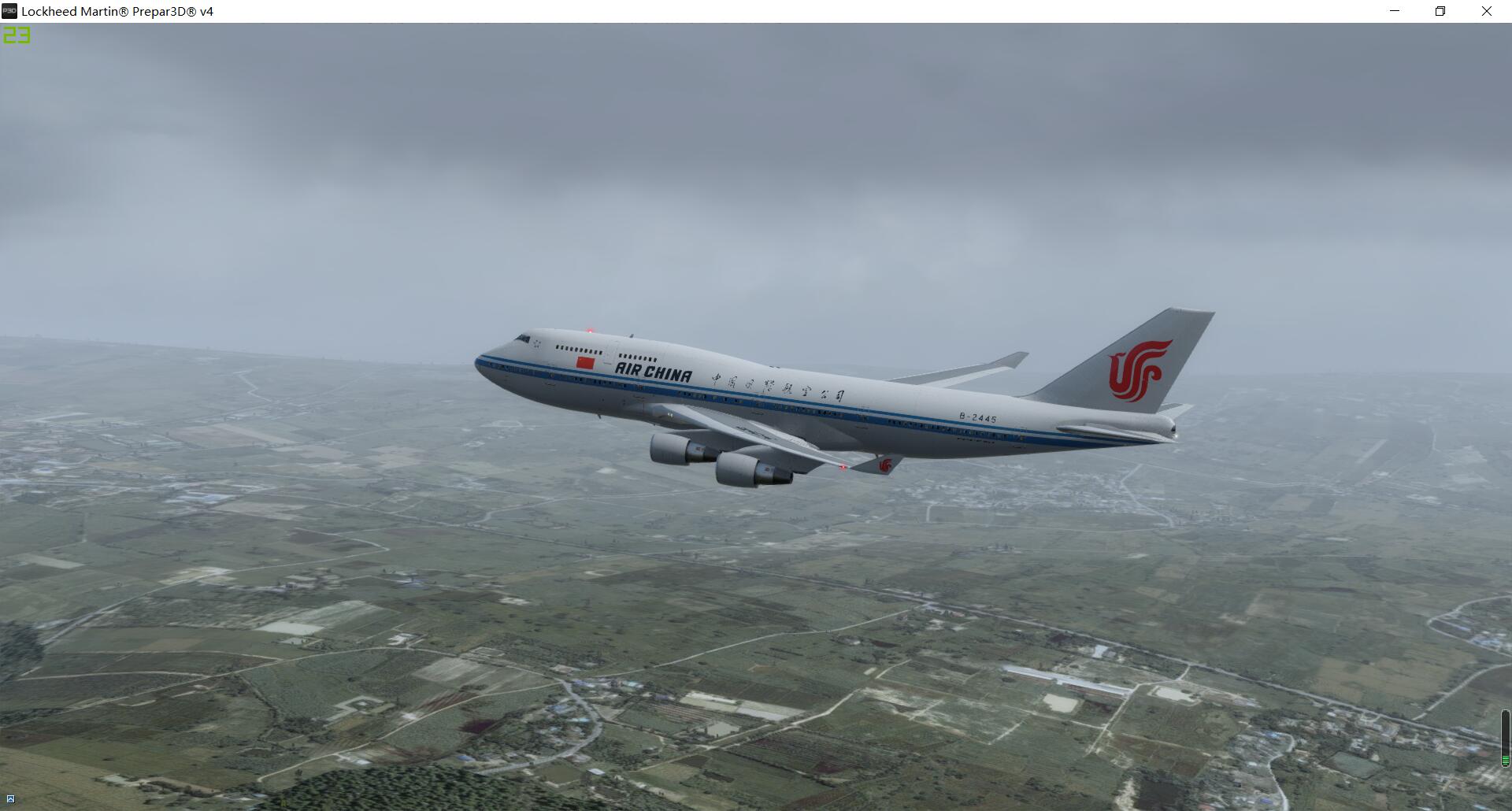 很久没有飞747了 打雷天飞一飞-5573 
