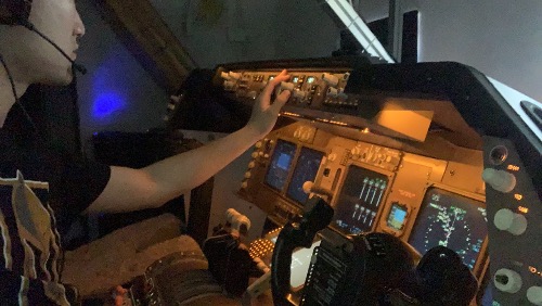 我的744模拟舱更新图片➕我的第一次参与本站联飞-2536 