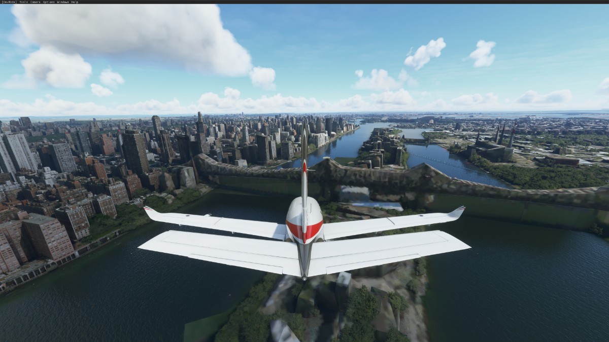 飞行模拟2020中的鬼城-263 