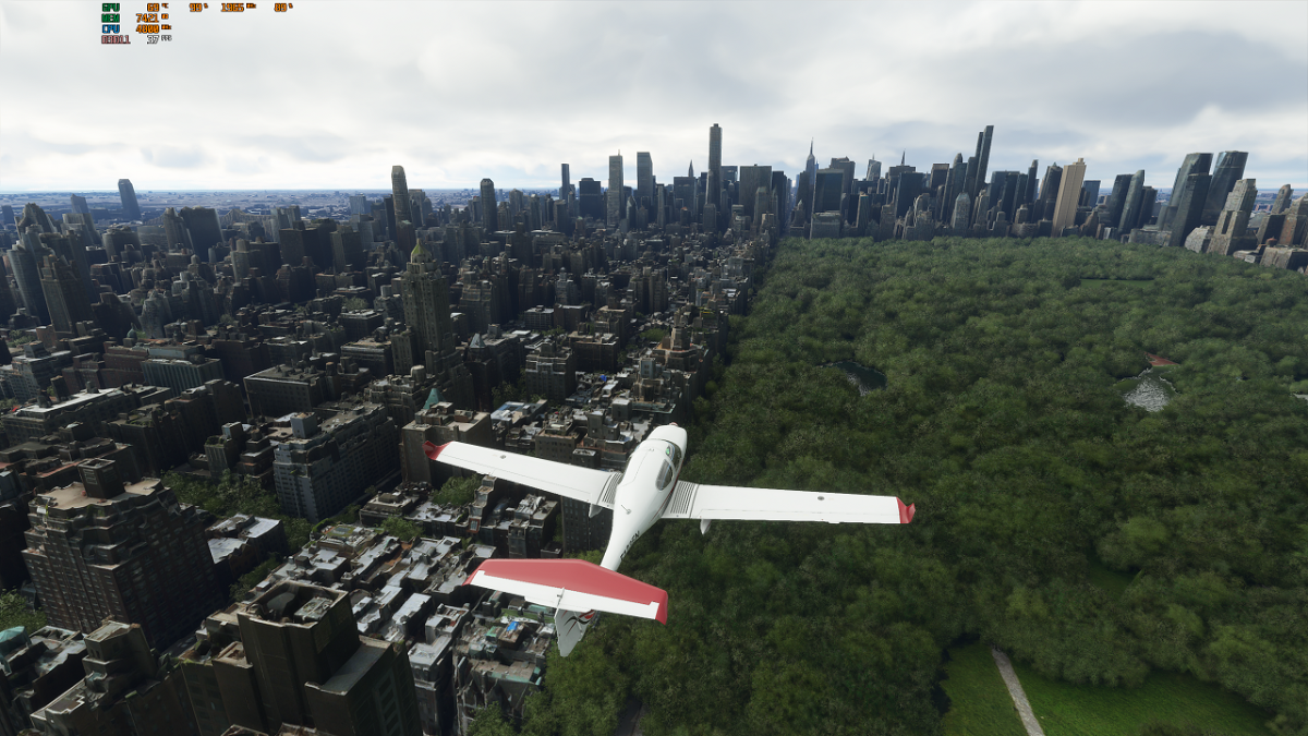 飞行模拟2020中的鬼城-700 