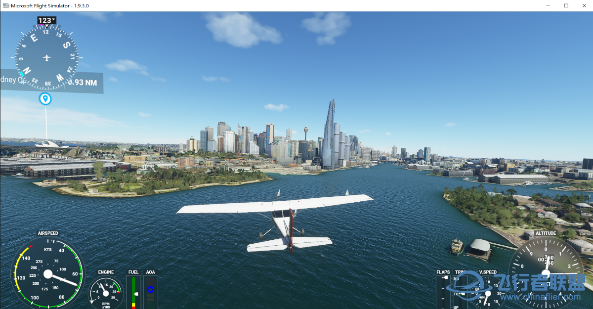 微软模拟飞行2020安装了orbx的悉尼-1598 