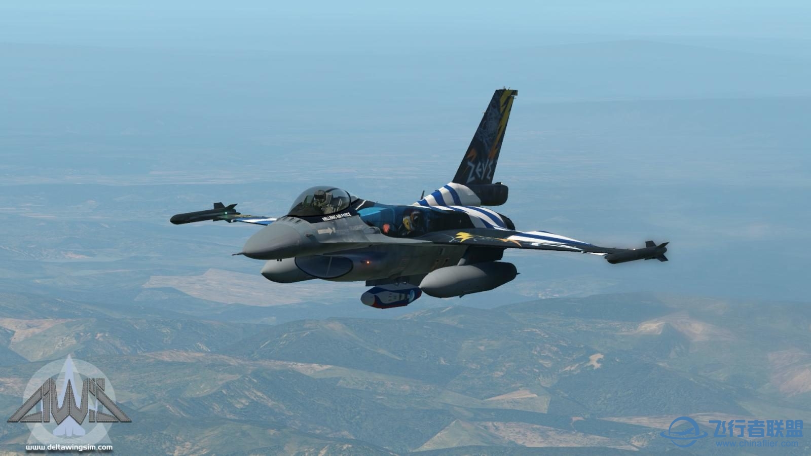 DeltaWing Simulations 发布 F-16C XPL-1351 