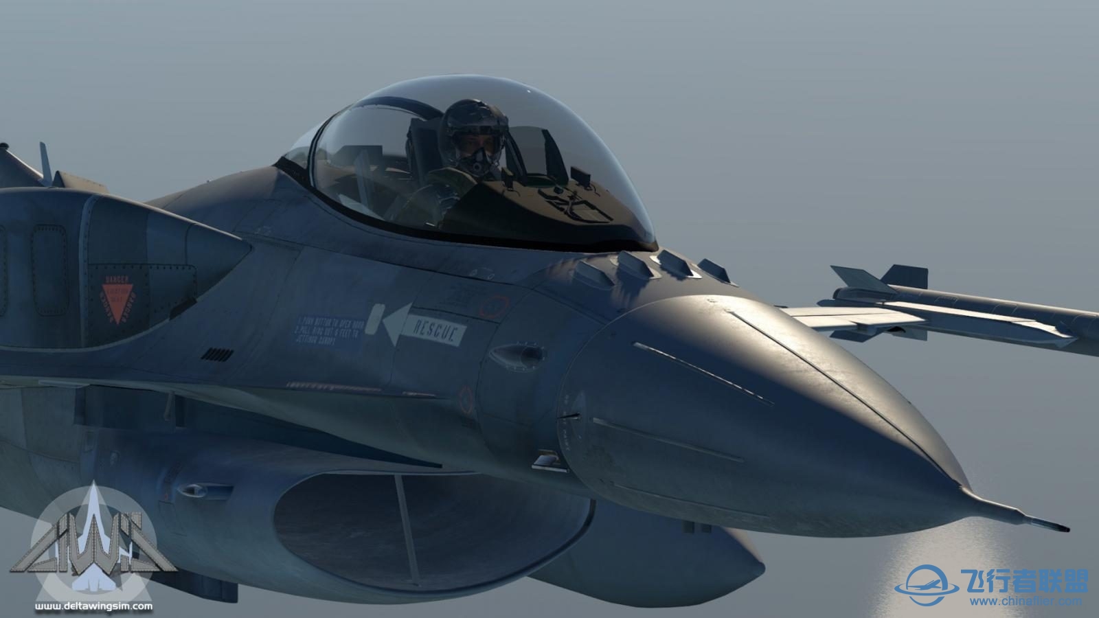 DeltaWing Simulations 发布 F-16C XPL-1175 