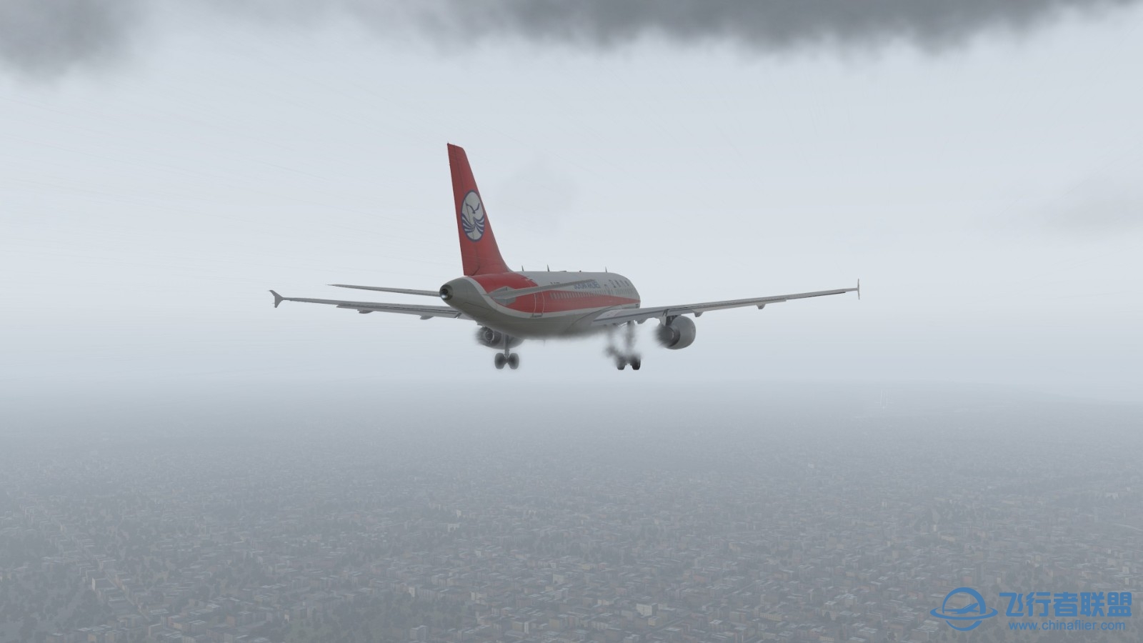 第一次非洲飞行，加上雾霾天，有那味儿了-9479 