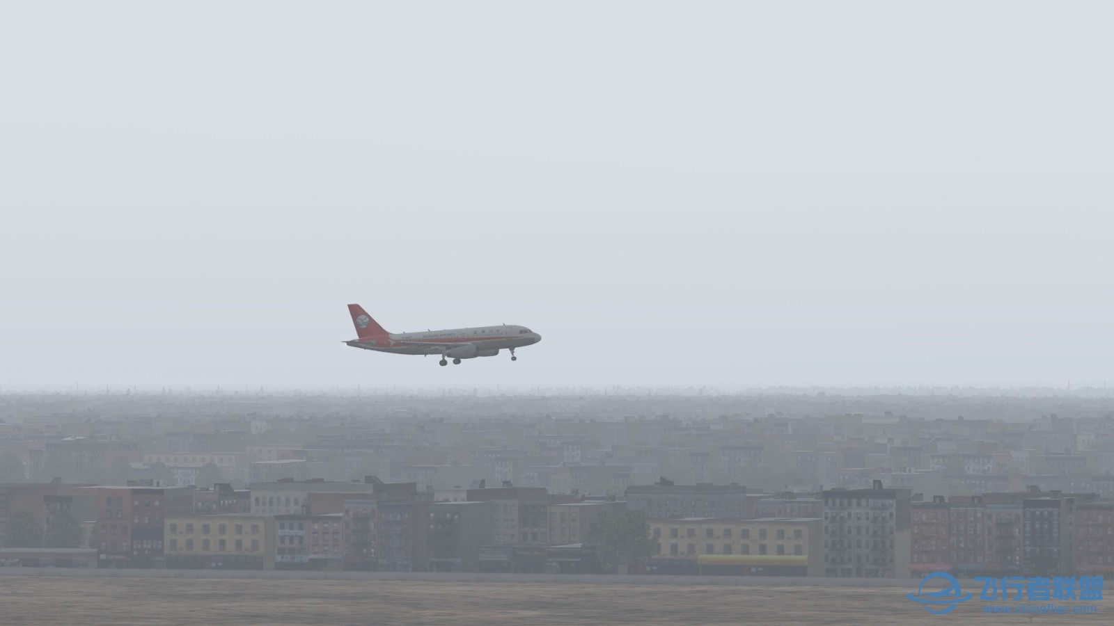 第一次非洲飞行，加上雾霾天，有那味儿了-2206 