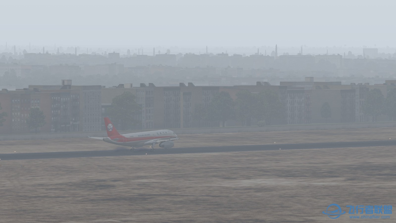 第一次非洲飞行，加上雾霾天，有那味儿了-7686 