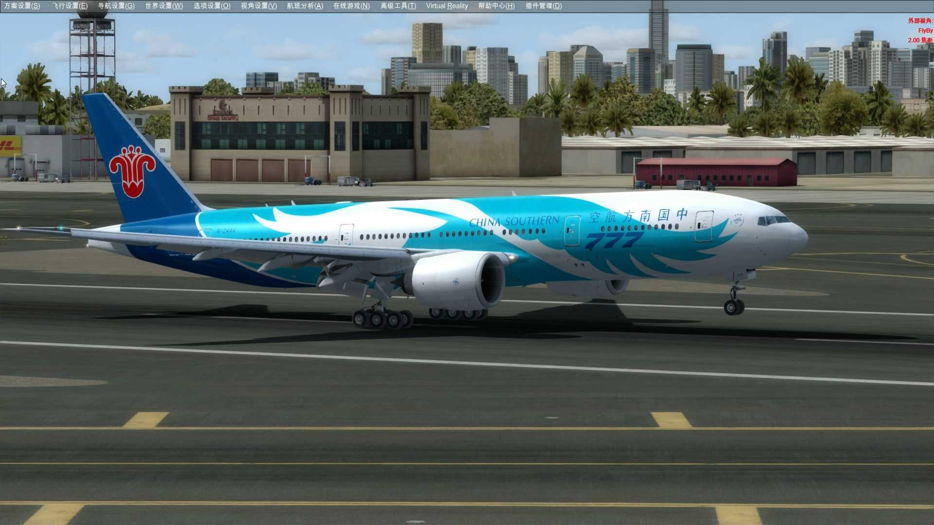 波音777迪拜降落-5927 