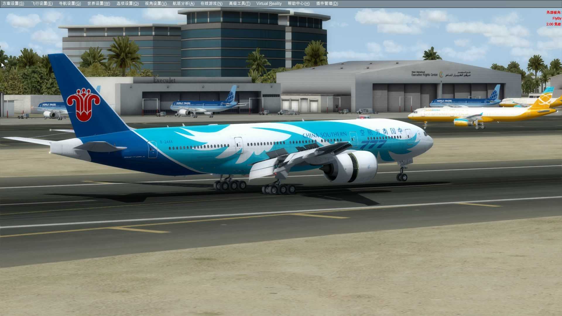 波音777迪拜降落-5607 