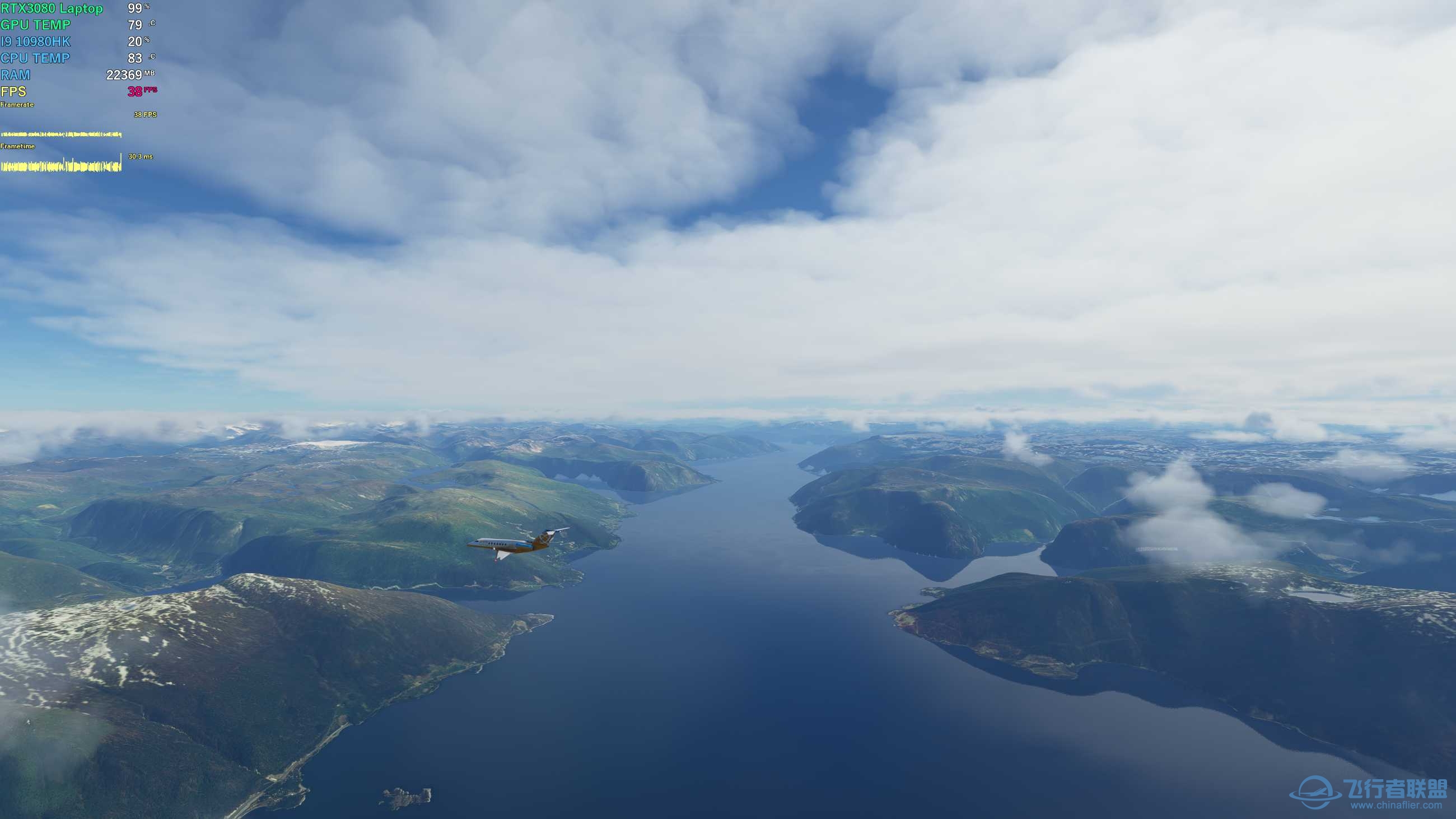 在模拟飞行2020中重游挪威-5519 