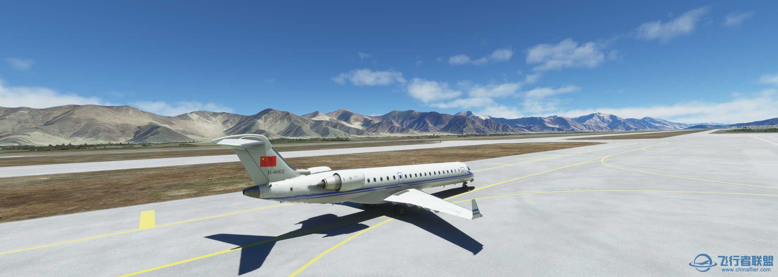CRJ-700空军涂装 拉萨到香港-5851 