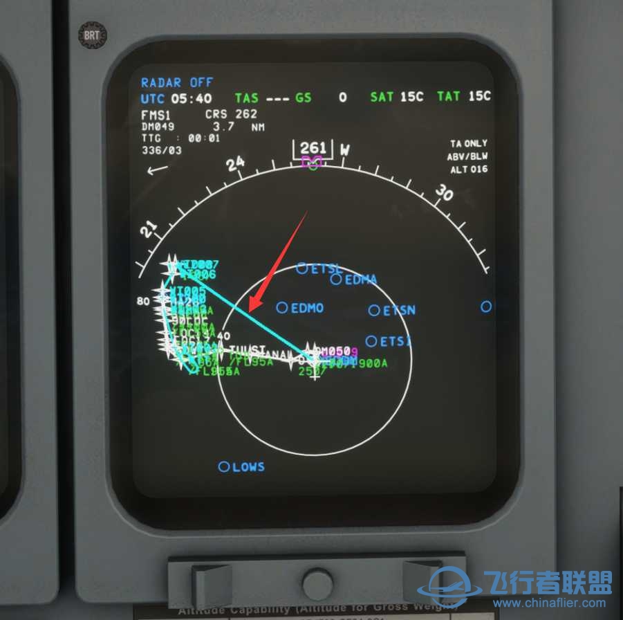 Aerosoft CRJ MFD上复飞航路问题-9894 