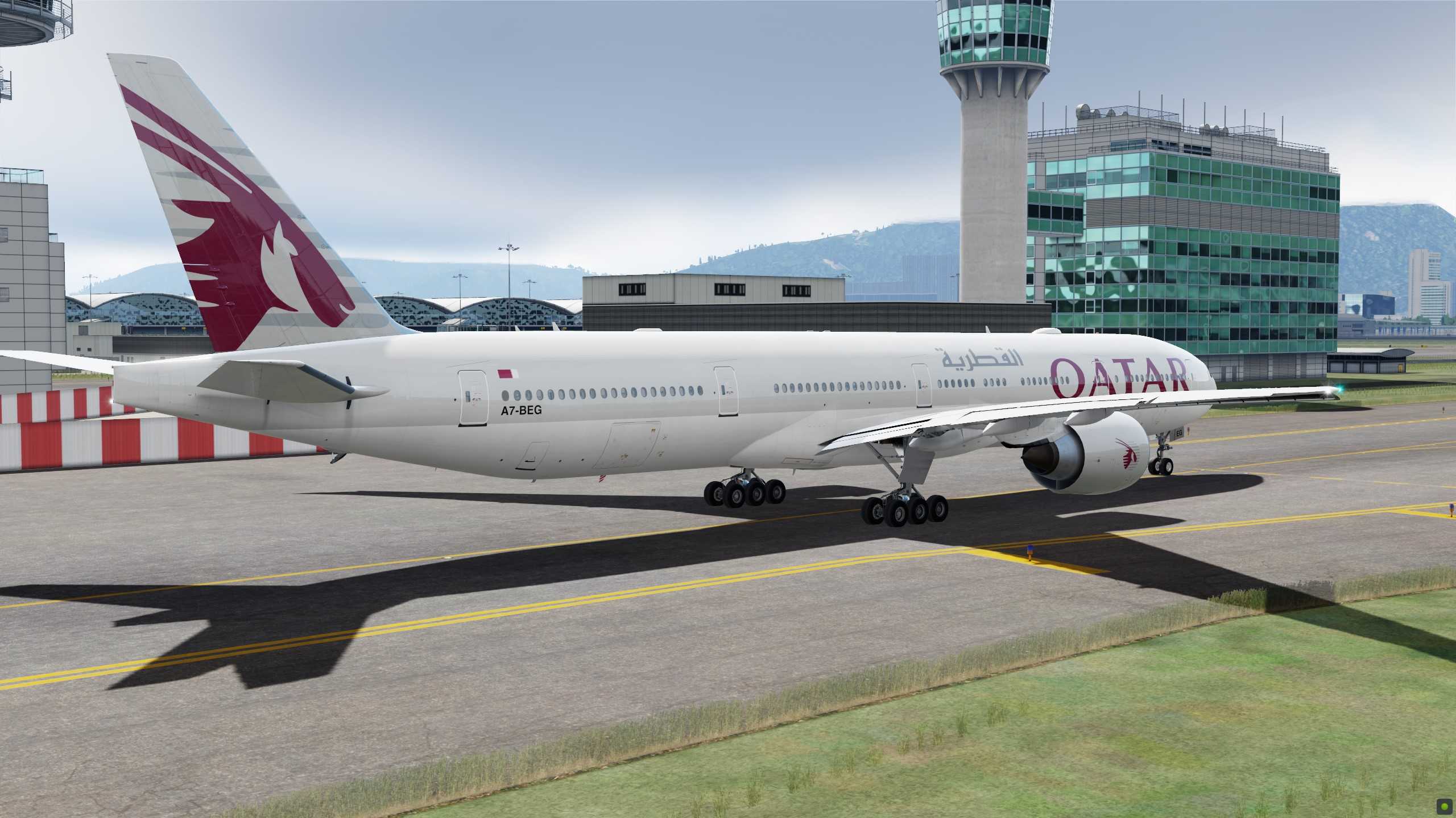 Qatar Airways 赤鱲角-多哈-3548 