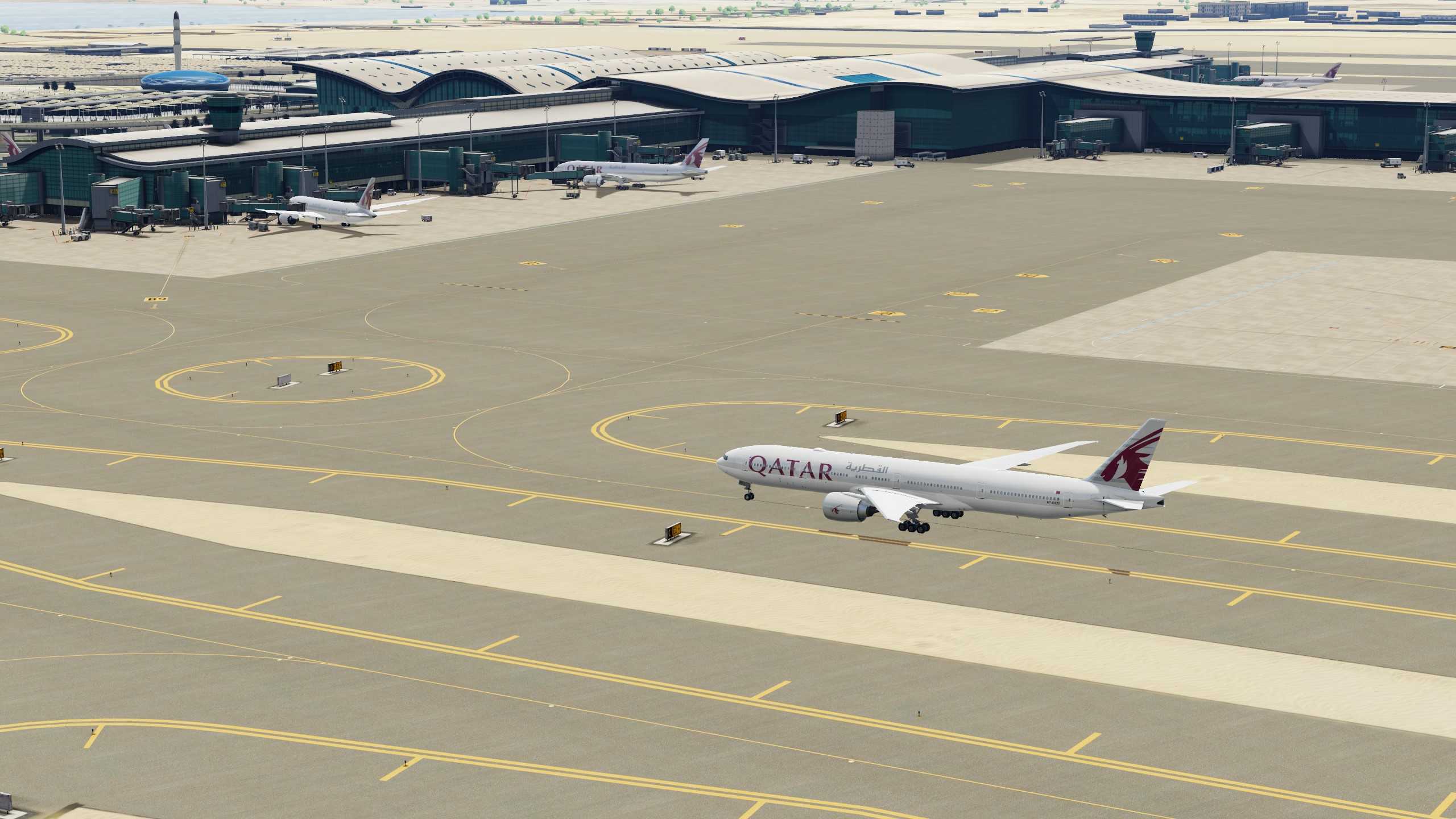 Qatar Airways 赤鱲角-多哈-6671 