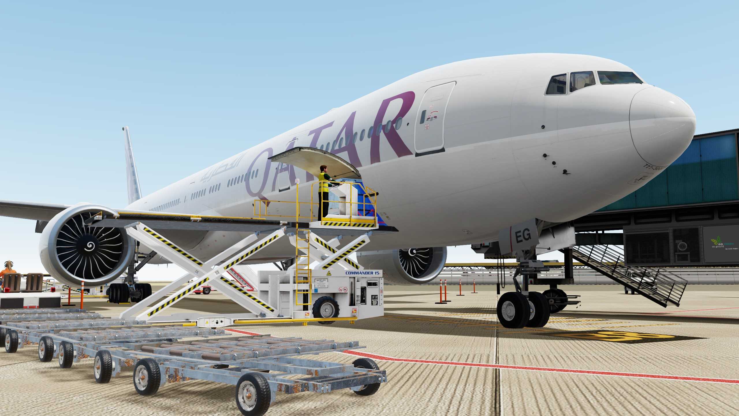 Qatar Airways 赤鱲角-多哈-6807 