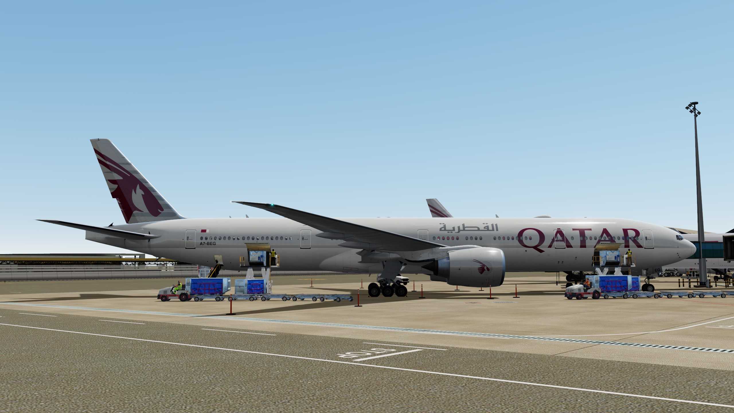 Qatar Airways 赤鱲角-多哈-8879 