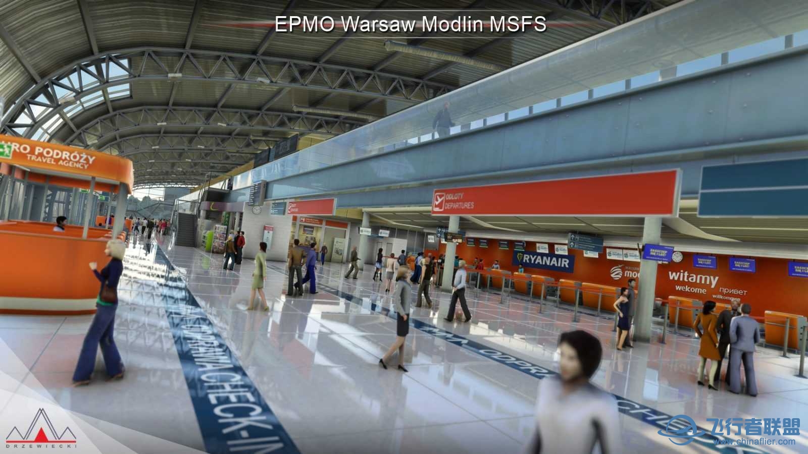 Drzewiecki Design发布华沙 Modlin 机场 MSFS-373 
