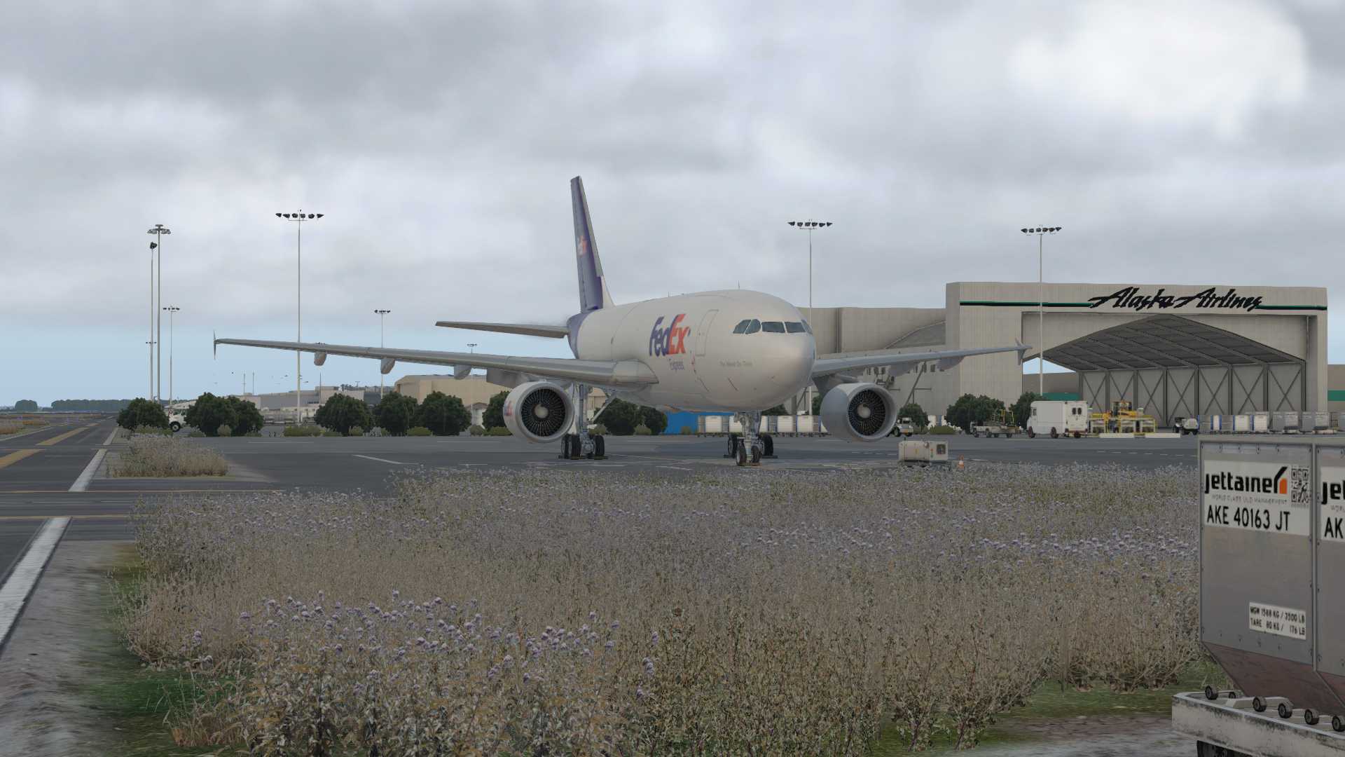 FedEx A310F，安克雷奇离场-9663 