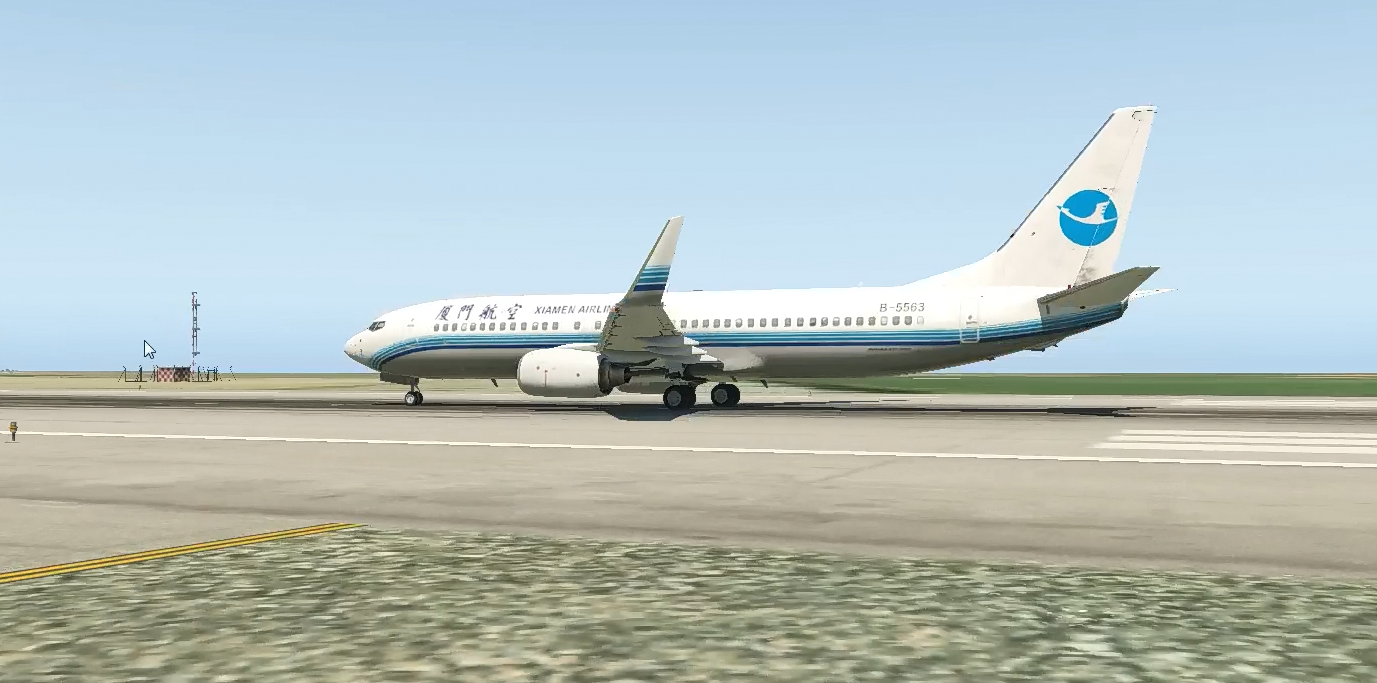 厦门航空的波音737-3435 