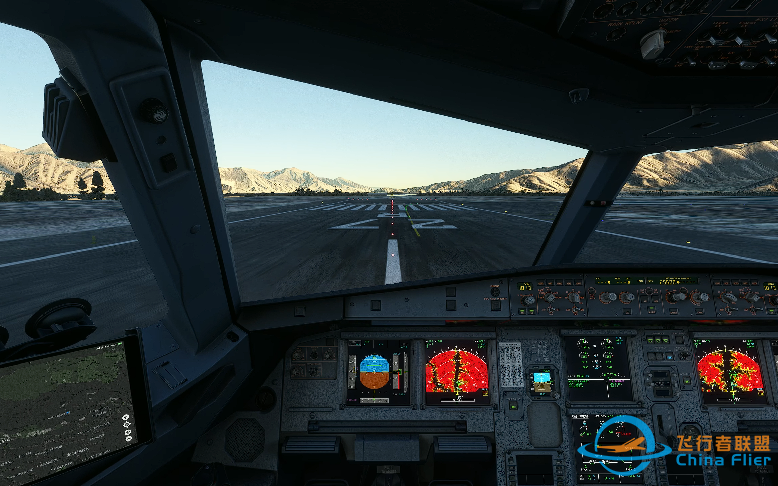 【模拟飞行2020】当你尝试用一架普通的A320-200在高高原机场起飞（整活）-2457 